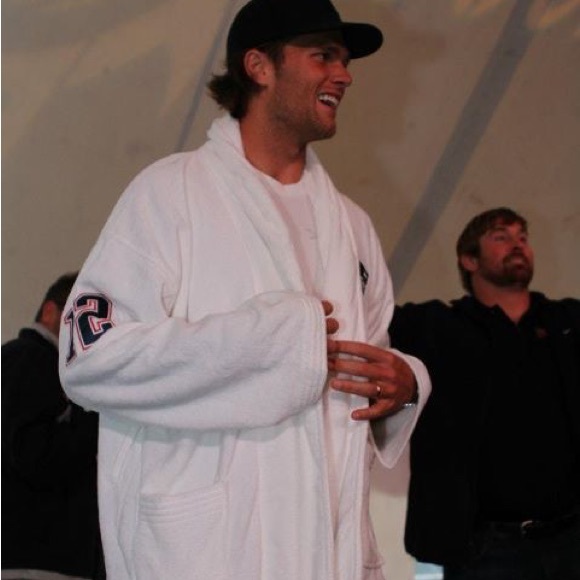 Vintage 1990s🖤 striped  black and gray thirsty, terrycloth robe medium large🖤 - Picture 5 of 14